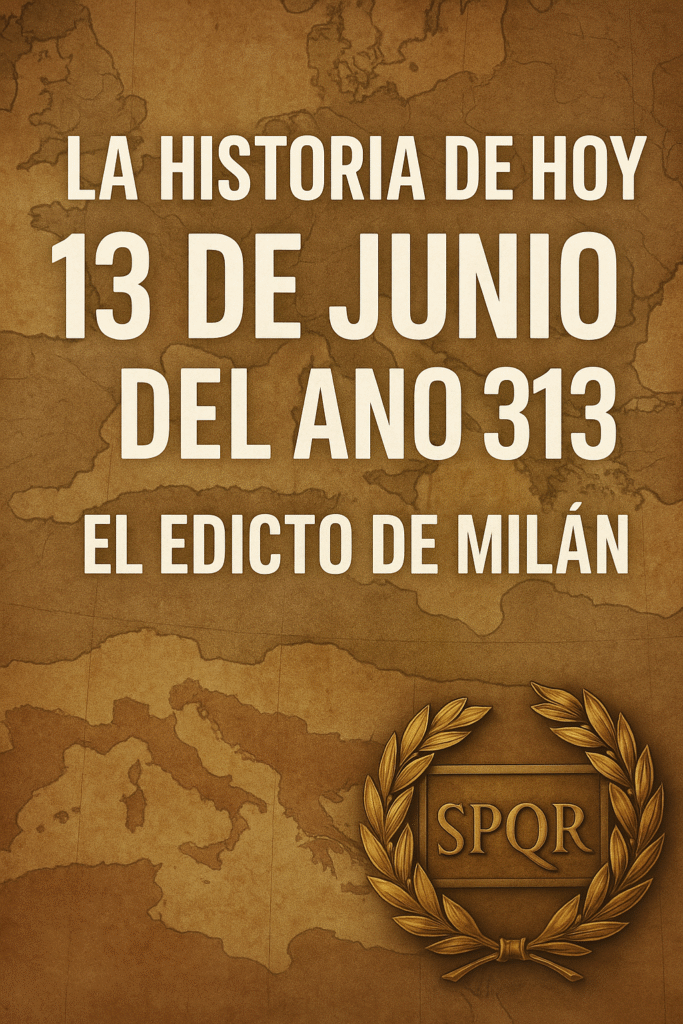 Edicto de Milán 313